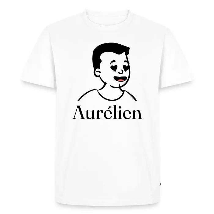 T-shirt personnalisé au prénom Aurélien
