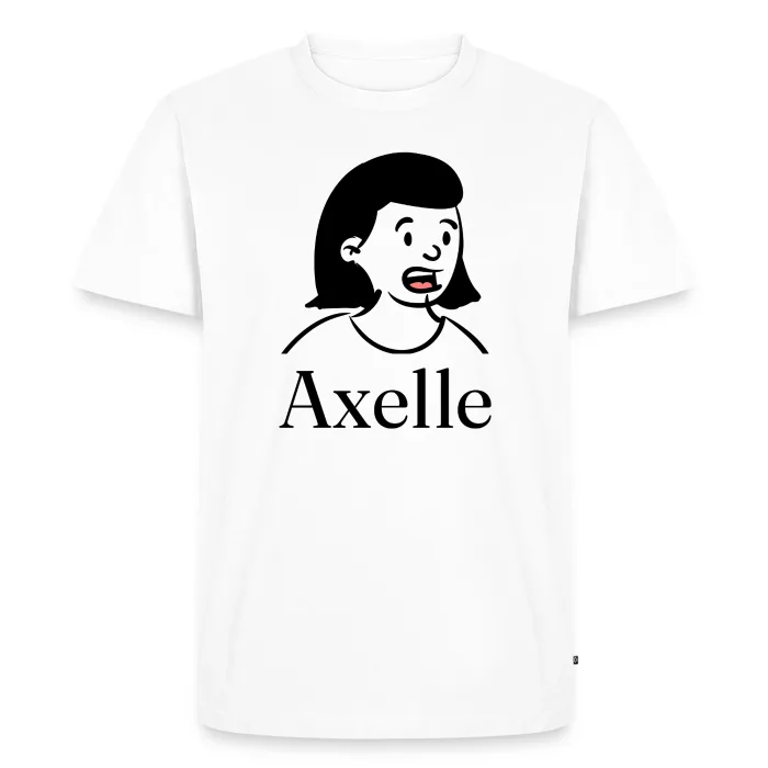 T-shirt personnalisé au prénom Axelle