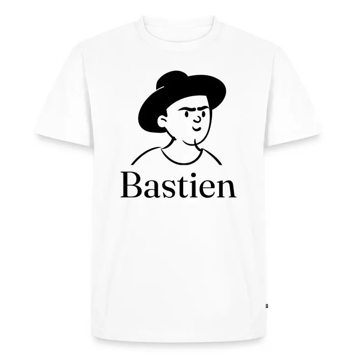 T-shirt personnalisé au prénom Bastien