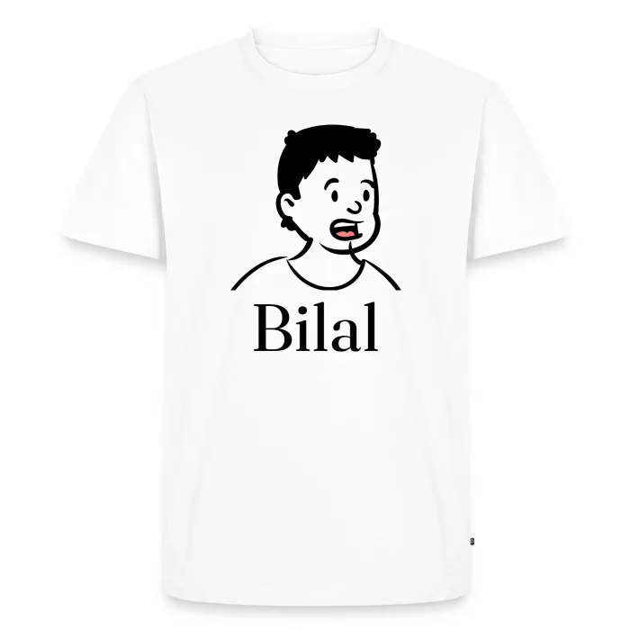 T-shirt personnalisé au prénom Bilal