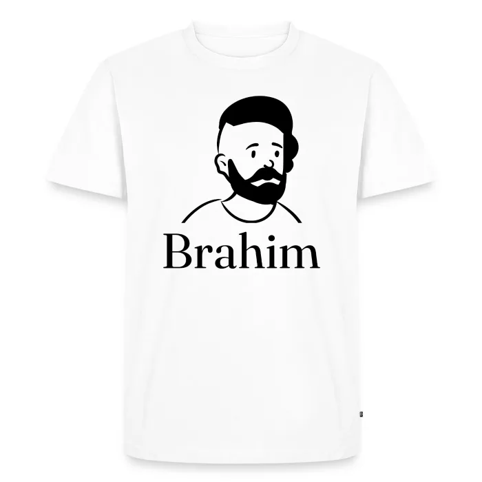 T-shirt personnalisé au prénom Brahim