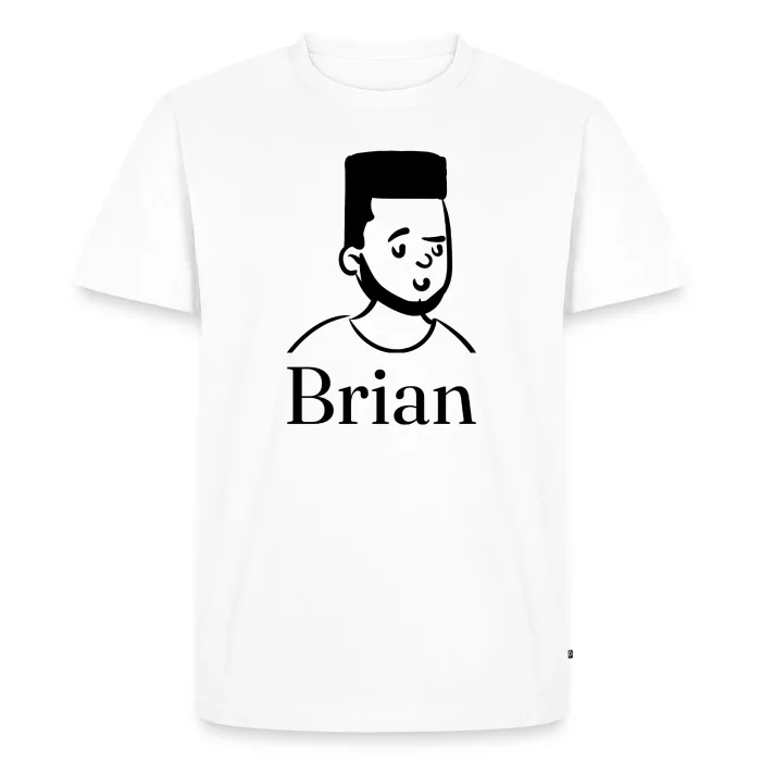 T-shirt personnalisé au prénom Brian