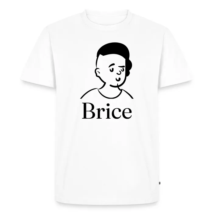T-shirt personnalisé au prénom Brice