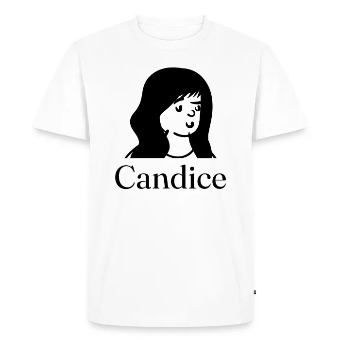 T-shirt personnalisé au prénom Candice