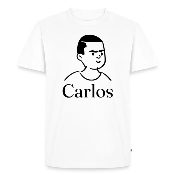 T-shirt personnalisé au prénom Carlos
