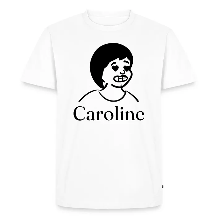 T-shirt personnalisé au prénom Caroline