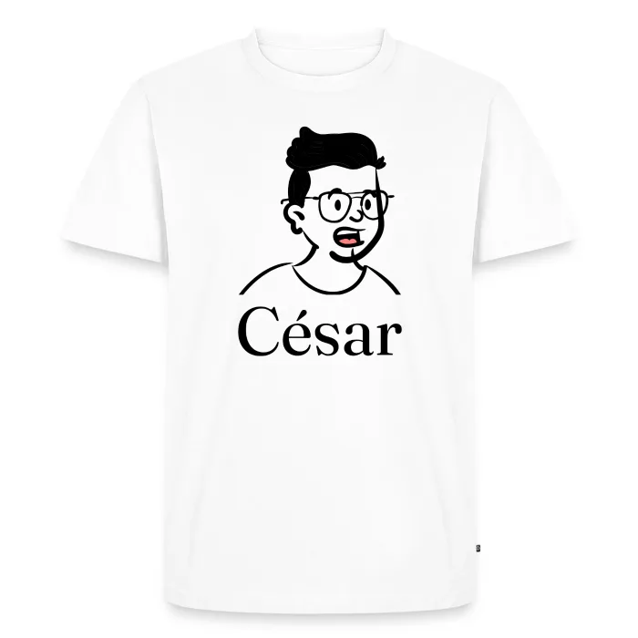 T-shirt personnalisé au prénom César