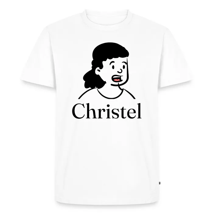T-shirt personnalisé au prénom Christel