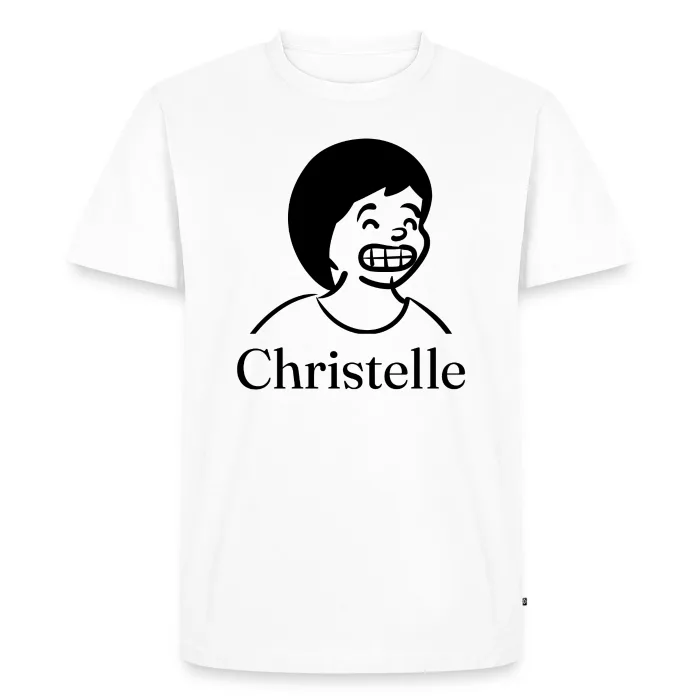 T-shirt personnalisé au prénom Christelle
