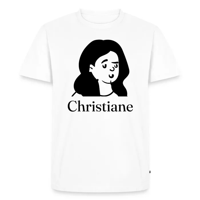 T-shirt personnalisé au prénom Christiane
