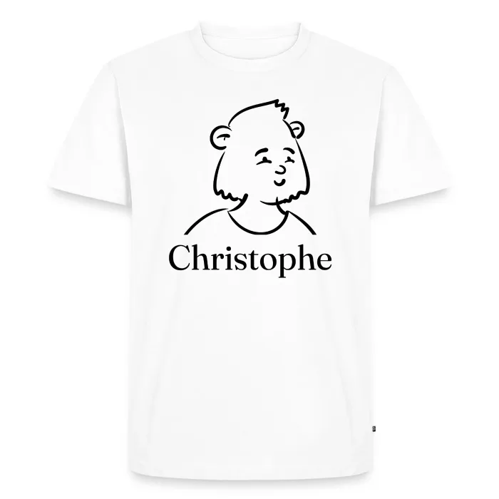 T-shirt personnalisé au prénom Christophe