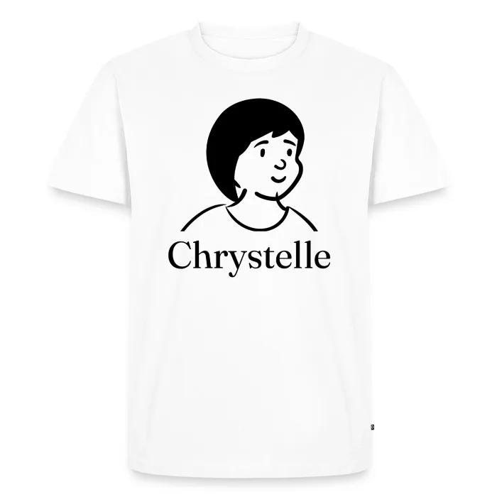 T-shirt personnalisé au prénom Chrystelle