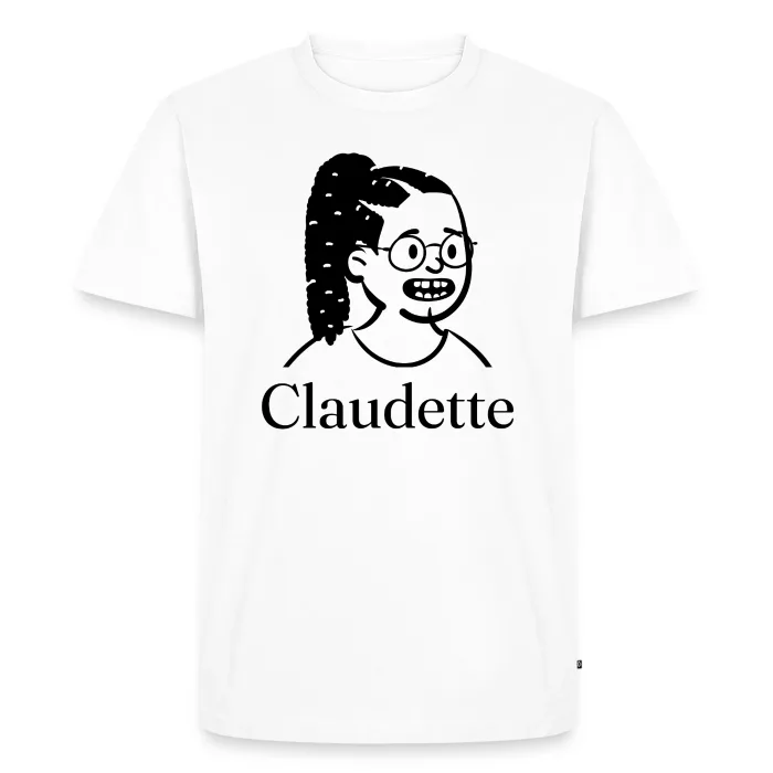 T-shirt personnalisé au prénom Claudette
