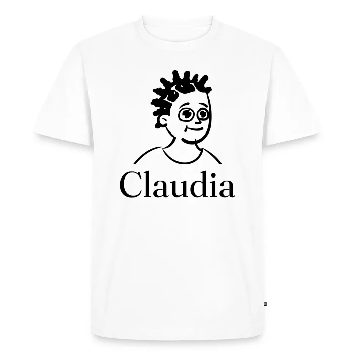 T-shirt personnalisé au prénom Claudia