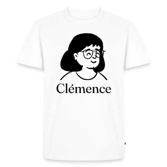 T-shirt personnalisé au prénom Clémence