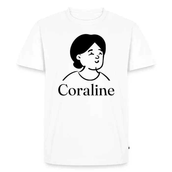 T-shirt personnalisé au prénom Coraline