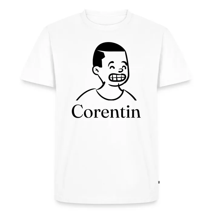 T-shirt personnalisé au prénom Corentin