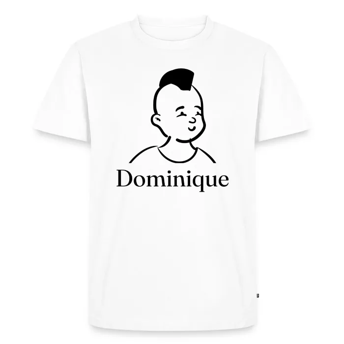T-shirt personnalisé au prénom Dominique