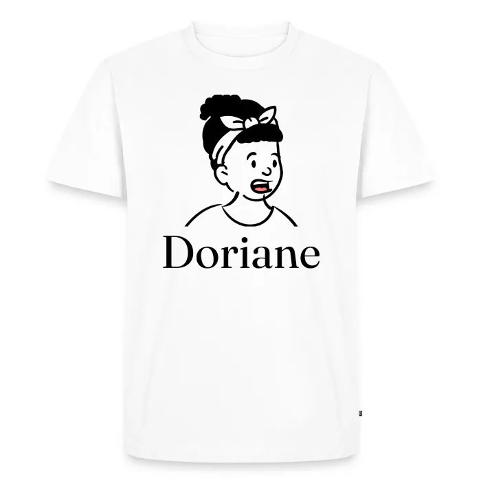 T-shirt personnalisé au prénom Doriane