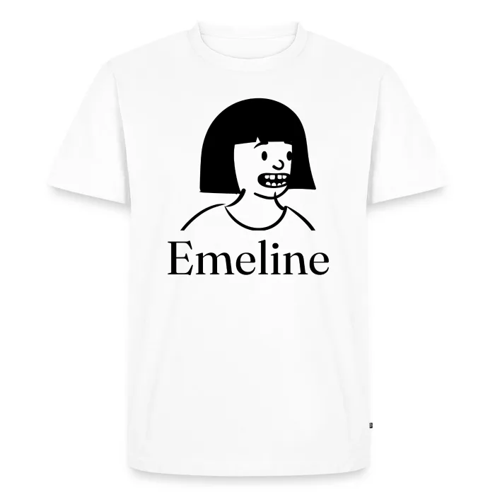 T-shirt personnalisé au prénom Emeline