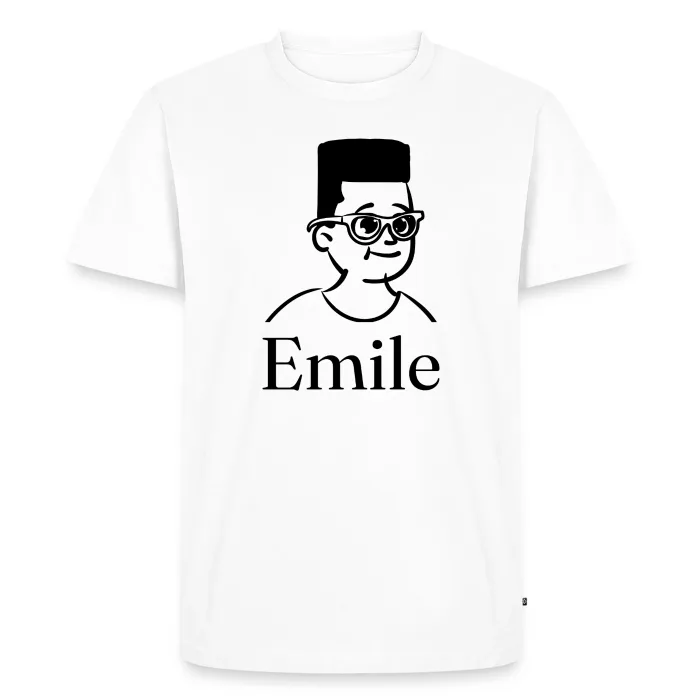 T-shirt personnalisé au prénom Emile