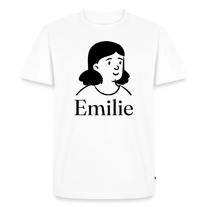T-shirt personnalisé au prénom Emilie