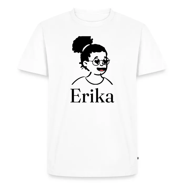 T-shirt personnalisé au prénom Erika