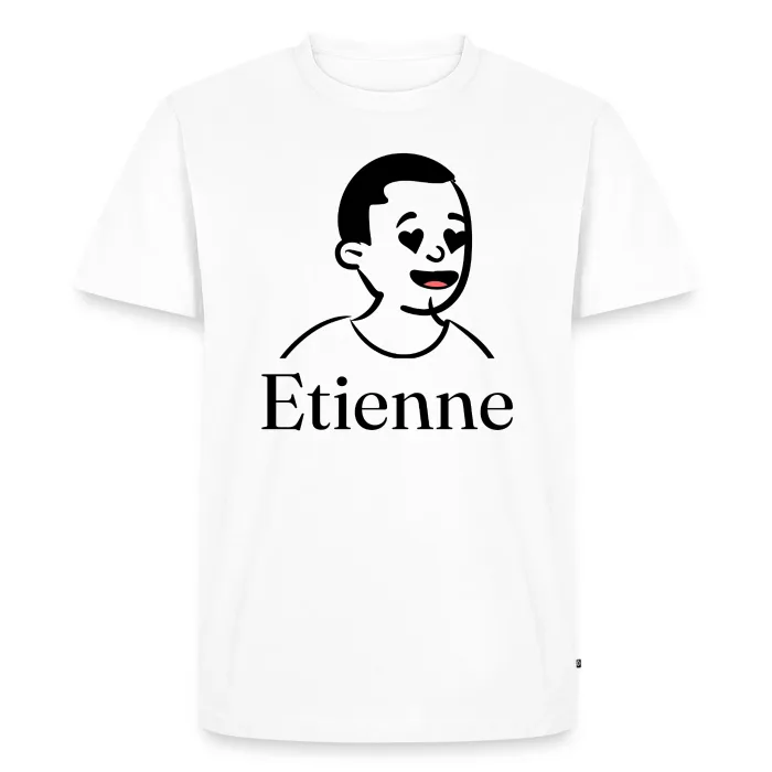 T-shirt personnalisé au prénom Etienne