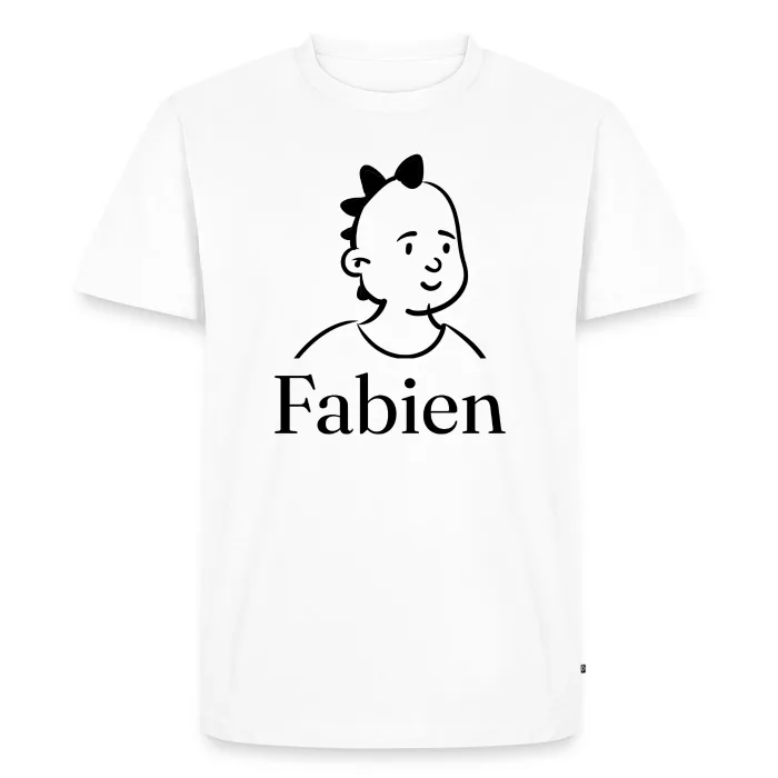 T-shirt personnalisé au prénom Fabien