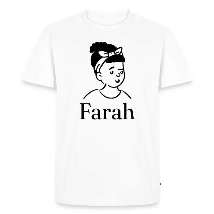 T-shirt personnalisé au prénom Farah