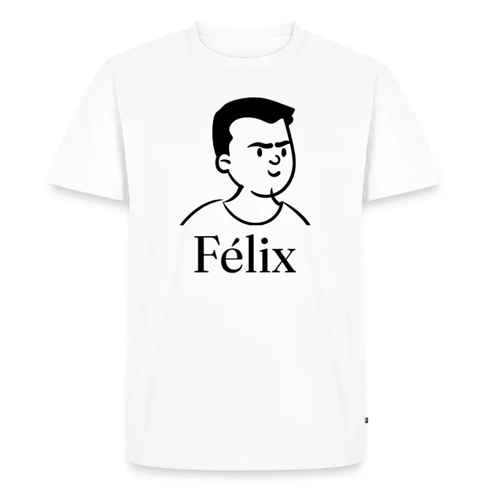 T-shirt personnalisé au prénom Félix