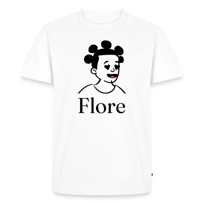 T-shirt personnalisé au prénom Flore