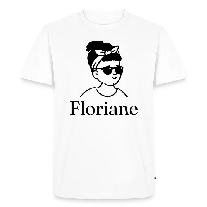 T-shirt personnalisé au prénom Floriane
