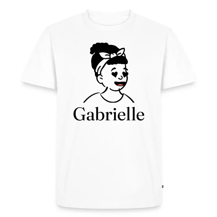 T-shirt personnalisé au prénom Gabrielle