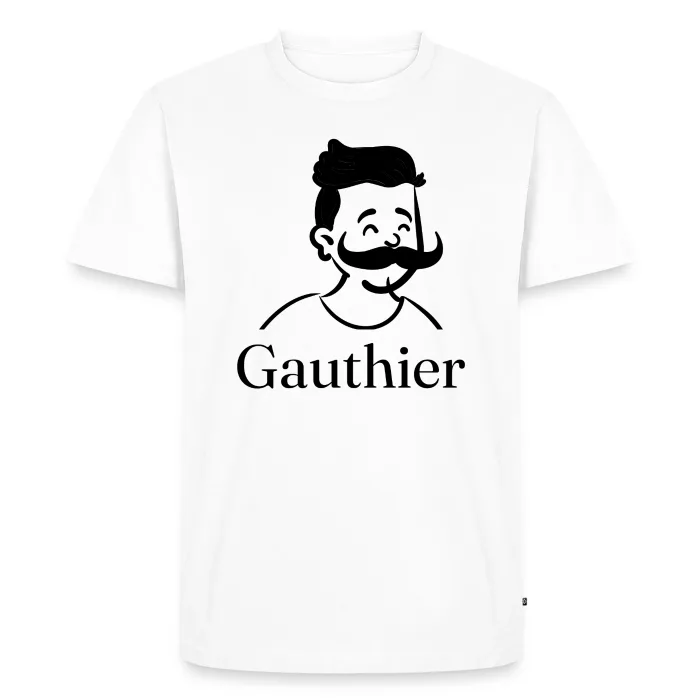 T-shirt personnalisé au prénom Gauthier