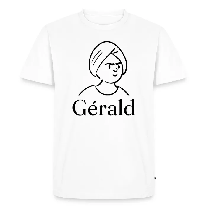 T-shirt personnalisé au prénom Gérald