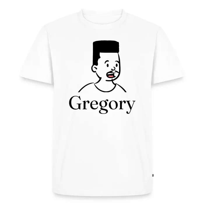T-shirt personnalisé au prénom Gregory
