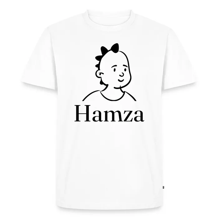 T-shirt personnalisé au prénom Hamza