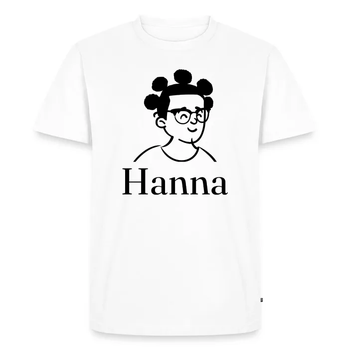 T-shirt personnalisé au prénom Hanna