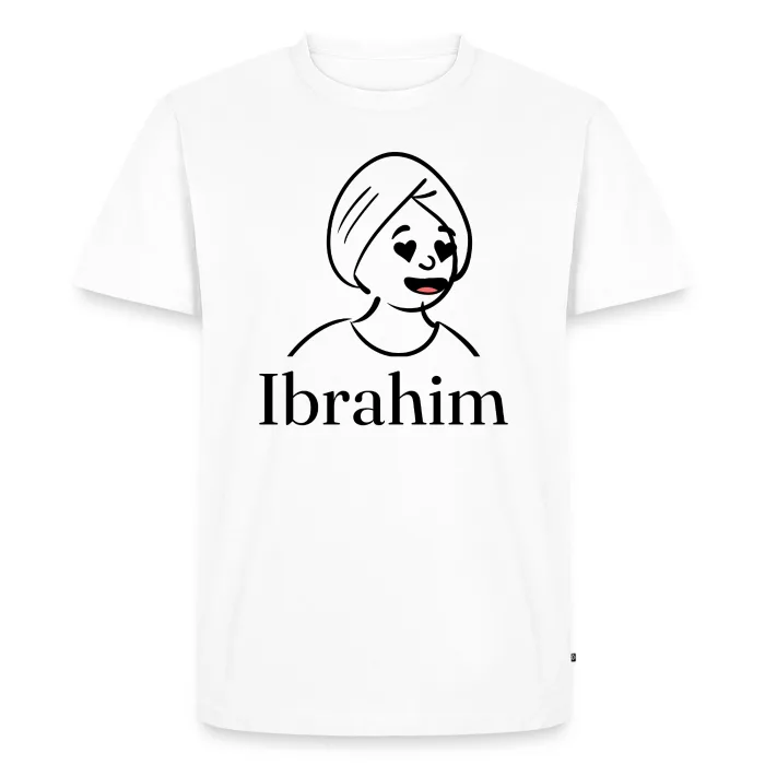 T-shirt personnalisé au prénom Ibrahim