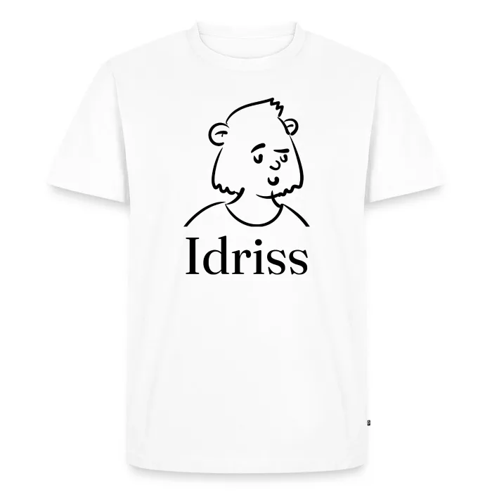 T-shirt personnalisé au prénom Idriss