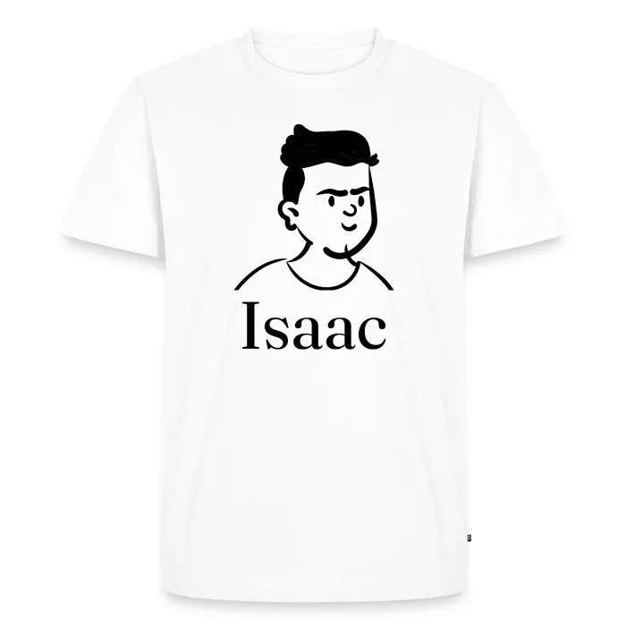 T-shirt personnalisé au prénom Isaac