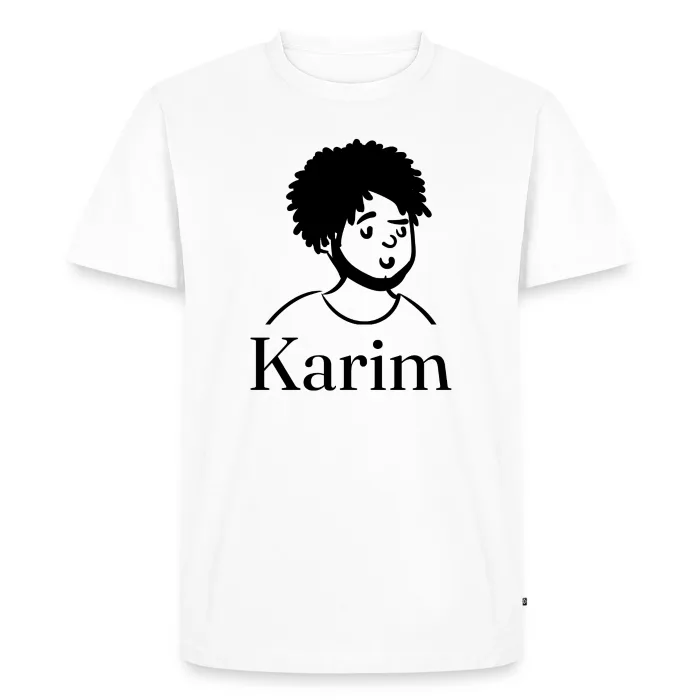T-shirt personnalisé au prénom Karim