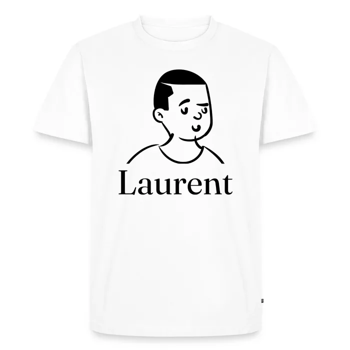 T-shirt personnalisé au prénom Laurent