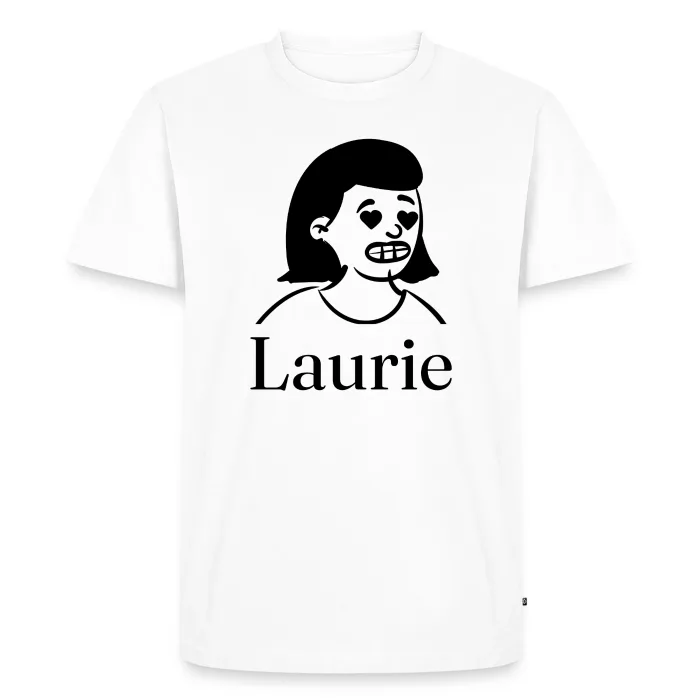 T-shirt personnalisé au prénom Laurie