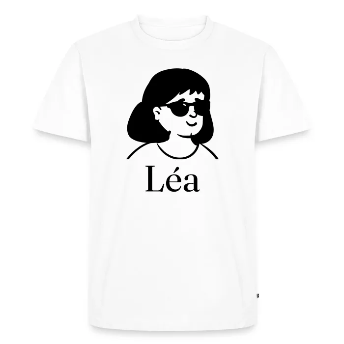 T-shirt personnalisé au prénom Léa