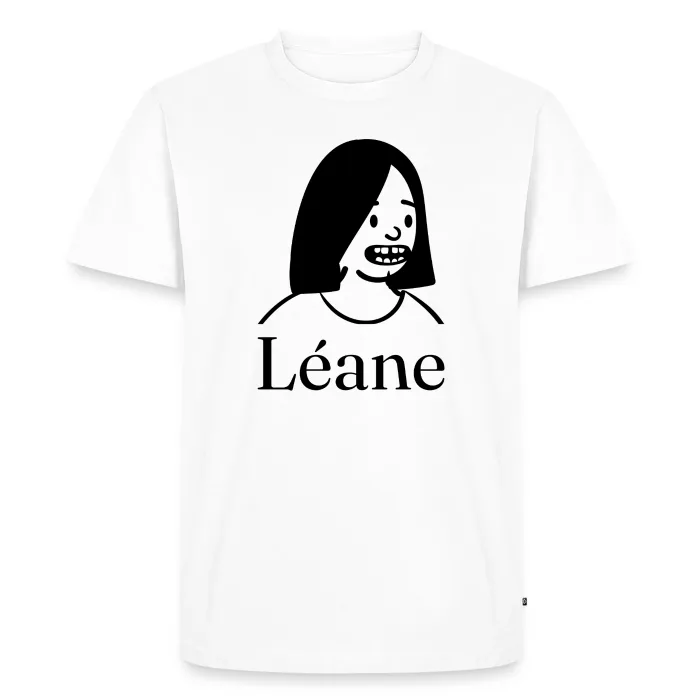 T-shirt personnalisé au prénom Léane