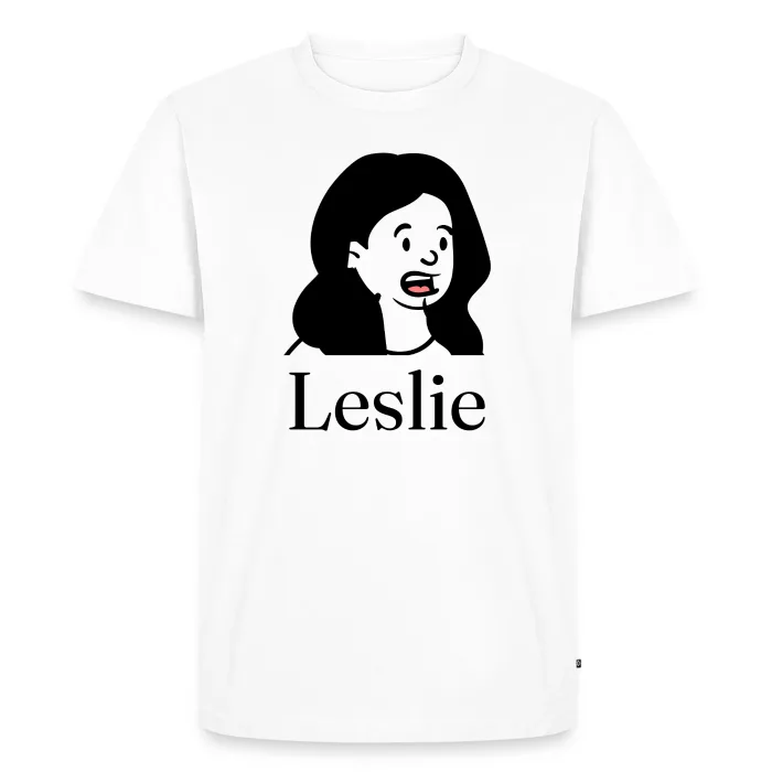 T-shirt personnalisé au prénom Leslie