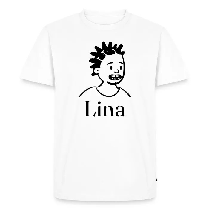 T-shirt personnalisé au prénom Lina