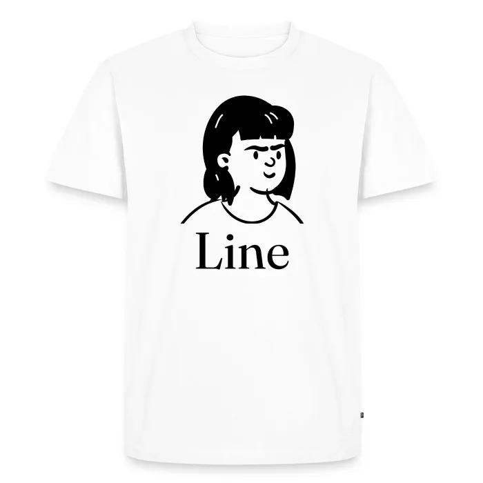 T-shirt personnalisé au prénom Line